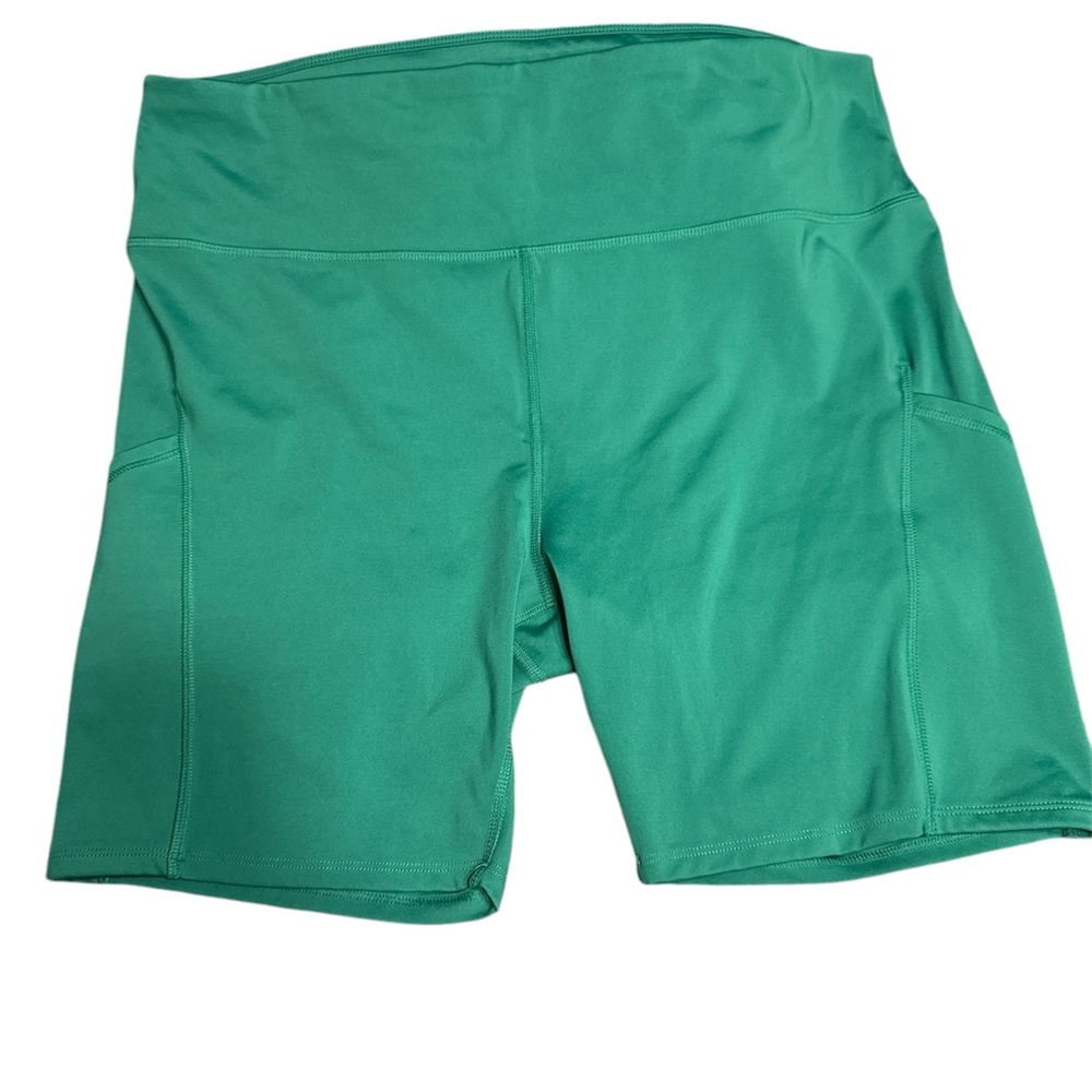 Green Women's Athletic Shorts